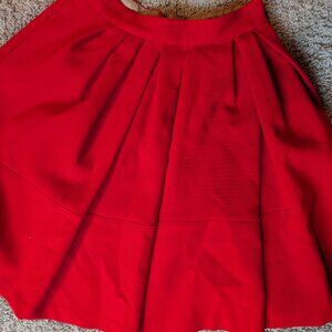 Banana Republic Red Full Skirt